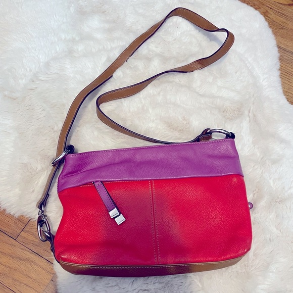 Tignatello Leather crossbody purse - Picture 2 of 5